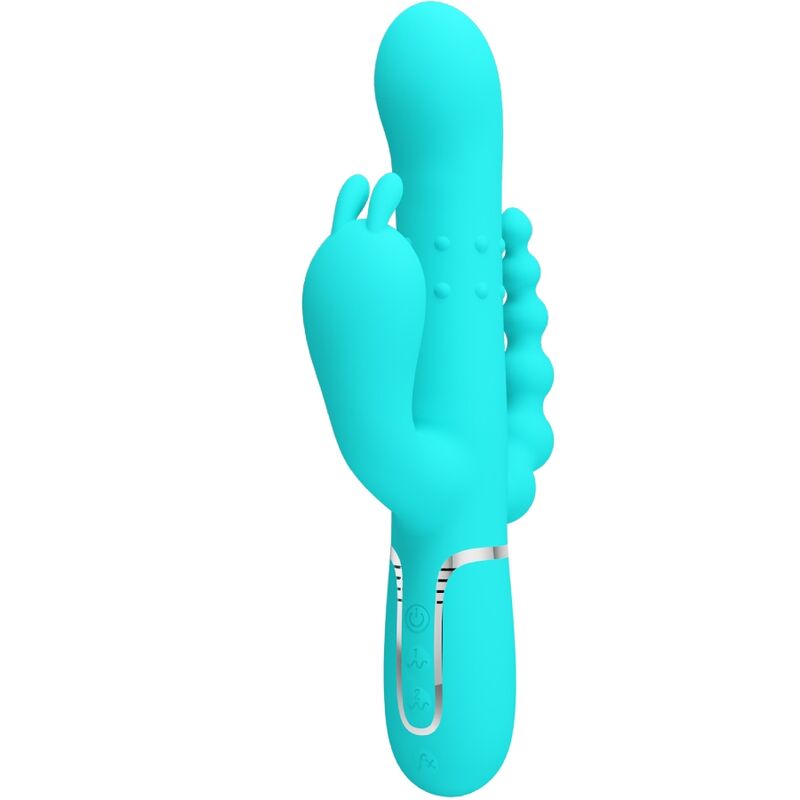 High Tech-Cammy 4 in 1 Triple Rabbit Vibrator Albastru-Silicon 1 img 198033 a14126931a9cf1de77b93855a6b98cac 1