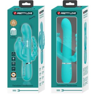 High Tech-Cammy 4 in 1 Triple Rabbit Vibrator Albastru-Silicon 16 High Tech-Cammy 4 in 1 Triple Rabbit Vibrator Albastru-Silicon - imagine 7