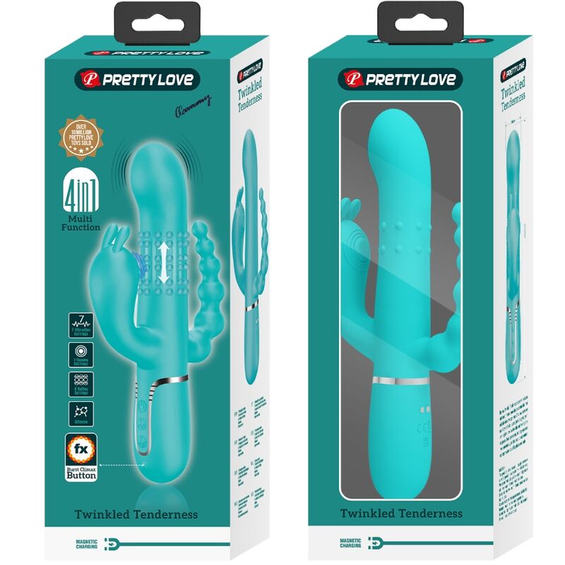 High Tech-Cammy 4 in 1 Triple Rabbit Vibrator Albastru-Silicon 7 img 198035 2fa91ab0f3f36f8a726911d4b66317f3 1