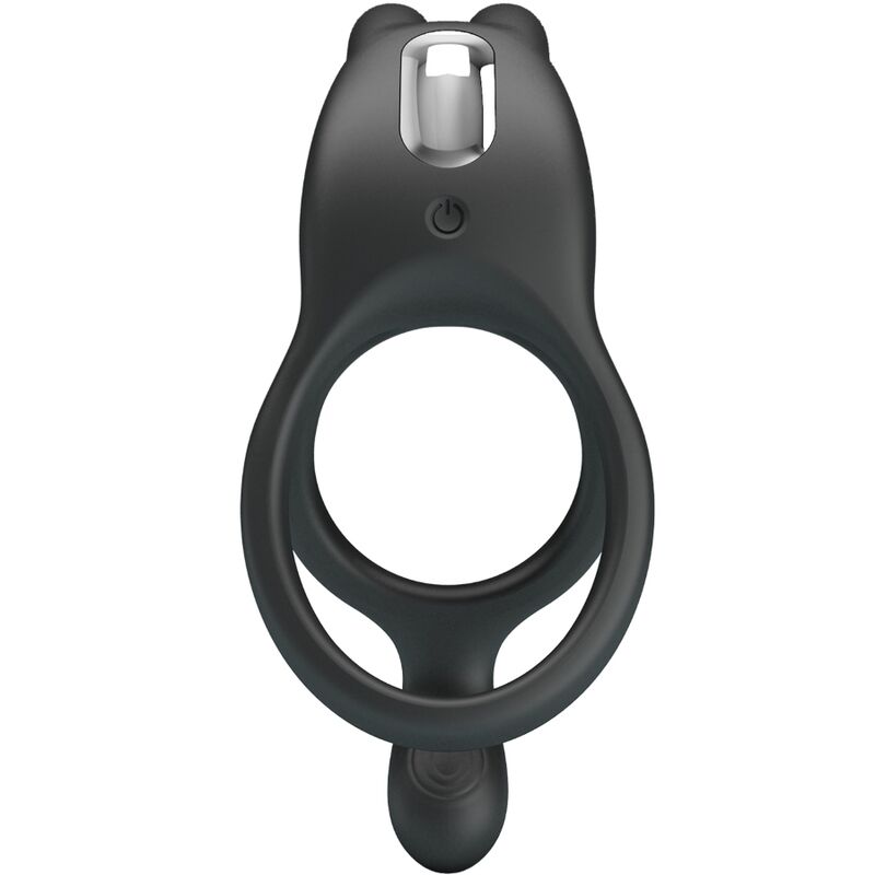 For Him-Seth Inel Vibrant Dublu Rabbit 7 Vibrații Negru-Silicon 1 img 198201 09712bab0e1bb2f3f76f0297256a3521 1