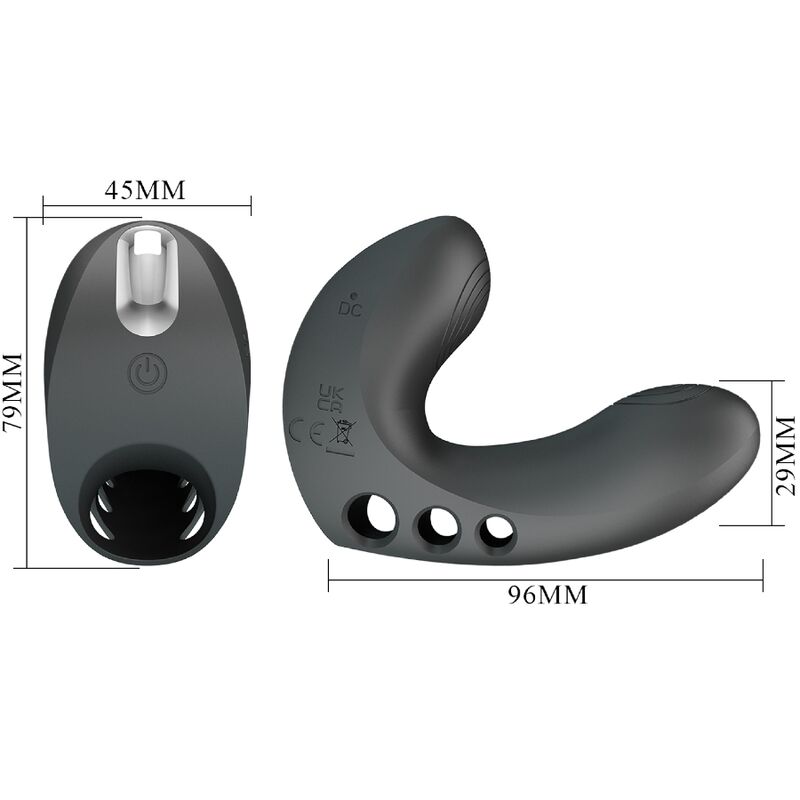 Fun Toys-Camelia Vibrator pentru Deget 7 Vibrații Negru-Silicon 2 img 198238 f7dabf0f22cc4a54a8bc0d542d54821f 1