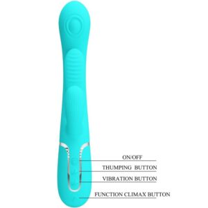 High Tech-Shania Triple Rabbit Vibrator Multifuncțional 3 în 1 15 High Tech-Shania Triple Rabbit Vibrator Multifuncțional 3 în 1 - imagine 5