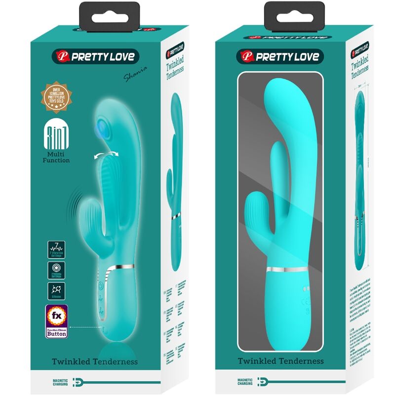 High Tech-Shania Triple Rabbit Vibrator Multifuncțional 3 în 1 7 img 198283 286c6f73295e0cdb4b9fb1d79bba4e21 1