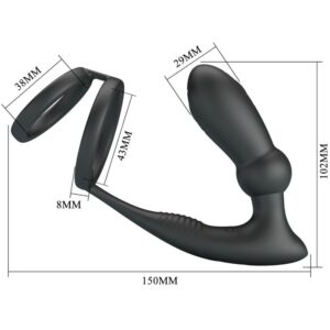 For Him-Emoni Inele pentru Penis și Plug Anal, 12 Vibrații 15 For Him-Emoni Inele pentru Penis și Plug Anal, 12 Vibrații — PRETTY LOVE · Inele & Mansoane Penis (imaginea 7)