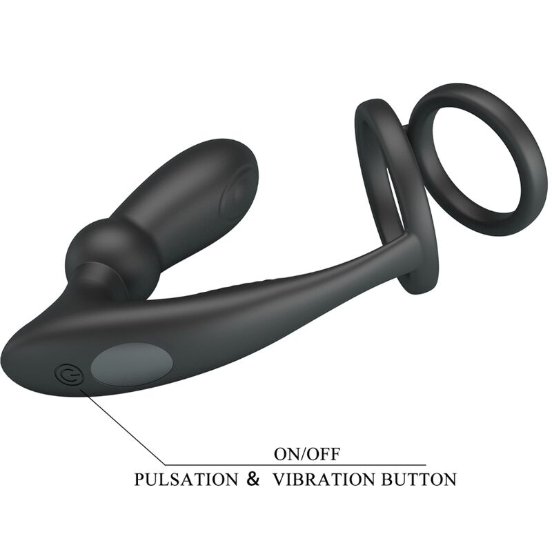For Him-Emoni Inele pentru Penis și Plug Anal, 12 Vibrații 2 For Him-Emoni Inele pentru Penis și Plug Anal, 12 Vibrații — PRETTY LOVE · Inele & Mansoane Penis (imaginea 2)