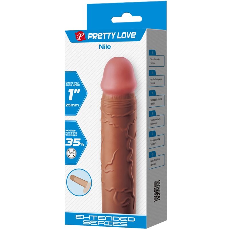 For Him-Nile Manson pentru Penis cu Extensie 2.5 cm Mulatto-TPR 7 img 198310 44fefdd2207f49d7abdbf95dd56a282f 1