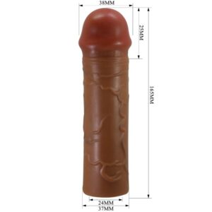 For Him-Nile Manson pentru Penis cu Extensie 2.5 cm Mulatto-TPR 12 For Him-Nile Manson pentru Penis cu Extensie 2.5 cm Mulatto-TPR - imagine 5
