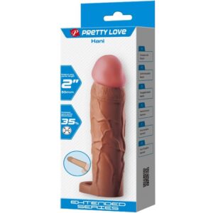 For Him-Hani Manșon pentru Penis cu Extensie de 5 cm Mulatto-TPR 14 For Him-Hani Manșon pentru Penis cu Extensie de 5 cm Mulatto-TPR - imagine 7