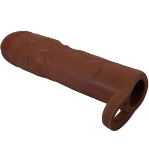 For Him-Gerd Manșon pentru Penis cu Extensie 7,6 cm Mulatto-TPR 11 For Him-Gerd Manșon pentru Penis cu Extensie 7,6 cm Mulatto-TPR - imagine 3