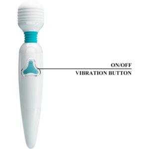 High Tech-Cloud Wand Baston Vibrator 7 Vibrații, Alb-Silicon, 7 16 High Tech-Cloud Wand Baston Vibrator 7 Vibrații, Alb-Silicon, 7 - imagine 7