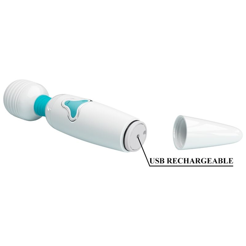High Tech-Cloud Wand Baston Vibrator 7 Vibrații, Alb-Silicon, 7 8 img 198364 809d231eab2baed5e322f88b2919ce15 1