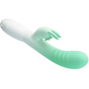 High Tech-Cerberus Rabbit Vibrator 30 Vibrații Verde-Silicon, 12 - imagine 3
