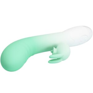 High Tech-Cerberus Rabbit Vibrator 30 Vibrații Verde-Silicon, 12 - imagine 8