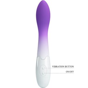 High Tech-Bishop Vibrator G-spot 30 Vibrații Mov-Silicon, 12 - imagine 3