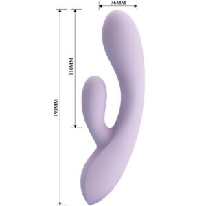 High Tech-Rosolyn Rabbit Vibrator 10 Vibrații Mov-TPR, 10 Trepte - imagine 5