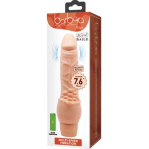 Baile-Barbara Realistic Vibrator 19.5 cm Flesh-TPR - imagine 5