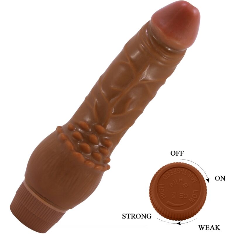 Baile-Barbara Realistic Vibrator 19.5 cm Mulatto-TPR 6 img 198636 ff3c95d53be3d04eed2db692c631a3cc 1