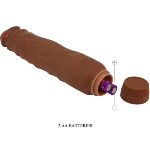 Baile-Jack Realistic Vibrator 26 cm Mulatto-TPR - imagine 5