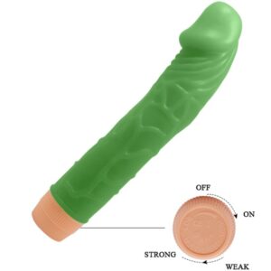 Baile-Bill Vibrator Realist 22.5 cm Verde-TPR - imagine 3