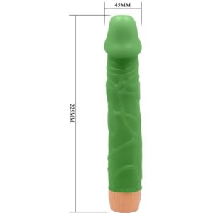 Baile-Bill Vibrator Realist 22.5 cm Verde-TPR - imagine 4