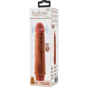 Baile-Dwarf Vibrator Realistic 21 cm Mulatto-TPR - imagine 6