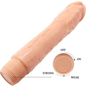 Baile-Dybbuk Vibrator Realist 24 cm Flesh-TPR - imagine 5