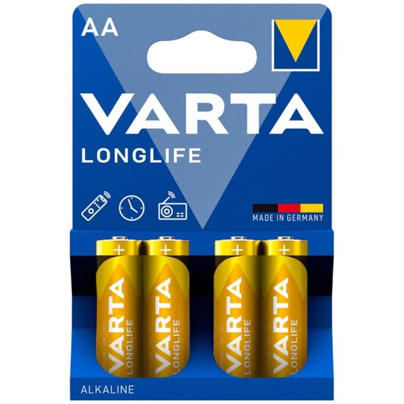 Varta - Longlife Baterii Alcaline AA LR6 Blister*4 1 img 198992 75ee009b2f0b27111fc8495305e15490 1