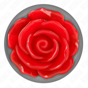Kink Pleasure Plugs-Plug Anal Trandafir Roșu Size S-Metal - imagine 5