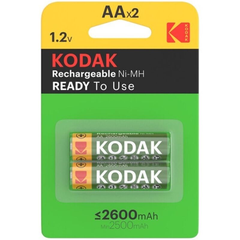 Kodak-HR6 AA 2600mAh Baterie Reîncărcabilă Blister x2-Reincarcabil 1 img 199015 2a8f1c11c3422020de3c7e80b49ffaa2 1