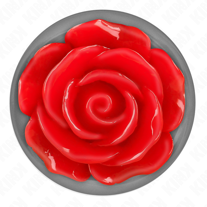Kink Pleasure Plugs-Plug Anal Rose Red Size M-Metal, Waterproof 5 img 199048 b9822b62ab3afb409f9fc9bbc387796f 1