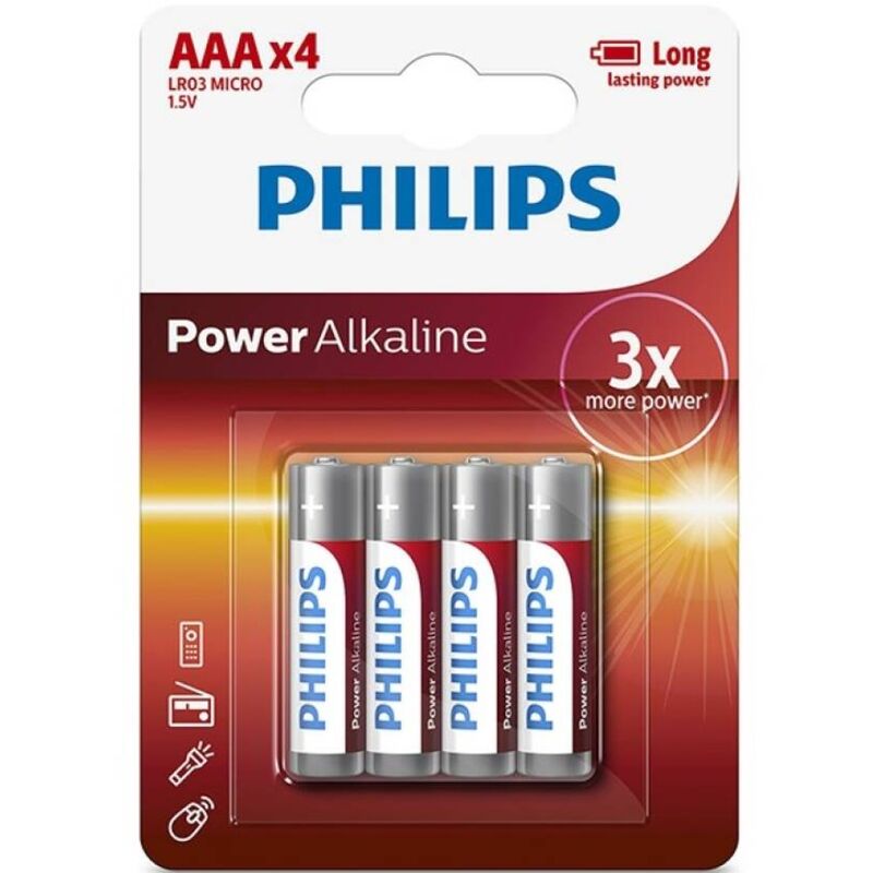 Phillips-Power Alkaline Baterii AAA LR03 Blister*4 1 img 199075 13e6053492344e2259a826b0c777cd1b 1