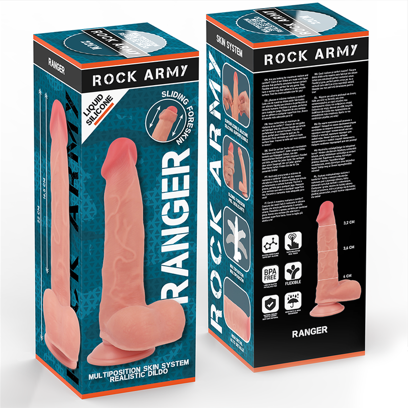 Rock Army-Liquid Silicone Ranger 22 cm -o- 3.6 cm-Waterproof 8 img 199882 cf6306fd742ddcb5eece54068a60b550 1