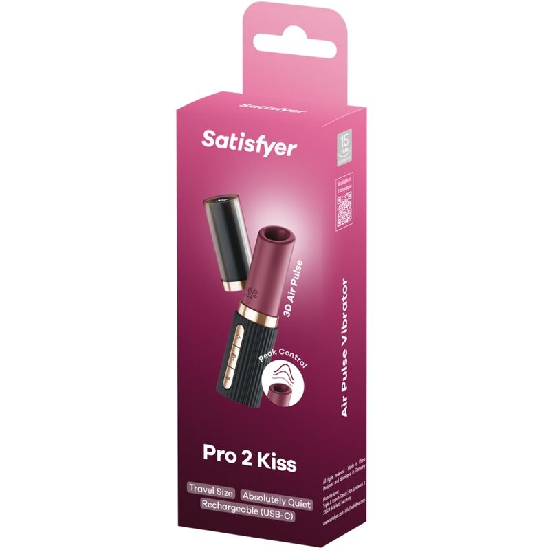 Satisfyer Air Pulse-Pro 2 Kiss Wave Stimulator Clitoris 3 img 199940 f50543a48176b1c8eb070999a2507e1c 1
