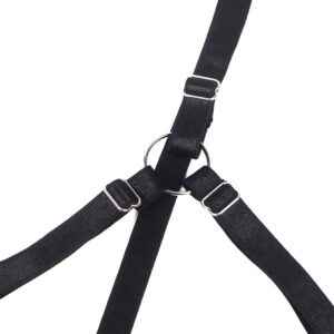 Subblime - 955199 Set Sutien, Tanga și Jartieră cu Fundiță Reglabilă Negru S/M - imagine 14