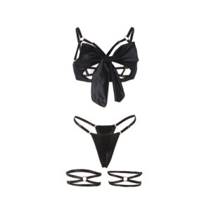 Subblime - 955205 Set Sutien cu Fundiță Reglabilă Neagră, L/XL 23 Subblime - 955205 Set Sutien cu Fundiță Reglabilă Neagră, L/XL - imagine 8