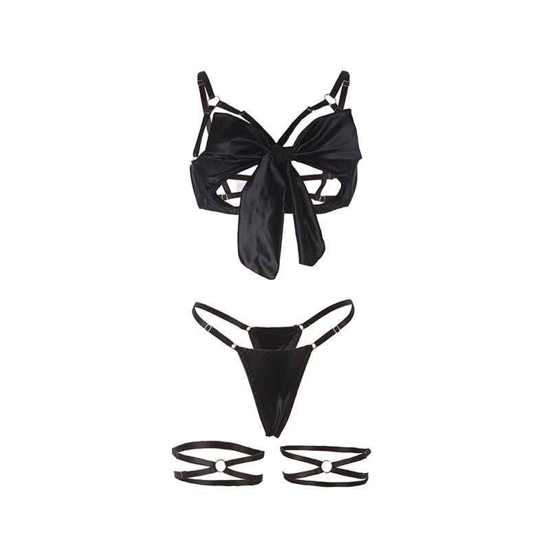 Subblime - 955205 Set Sutien cu Fundiță Reglabilă Neagră, L/XL 8 img 199994 2fb1d9e728ed08442db5f2e7e840c6d8 1