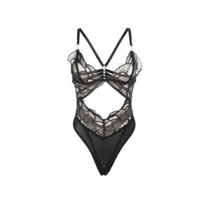 Subblime - 955229 Body Transparent cu Dantelă Decupată, Negru L/XL 17 Subblime - 955229 Body Transparent cu Dantelă Decupată, Negru L/XL - imagine 5