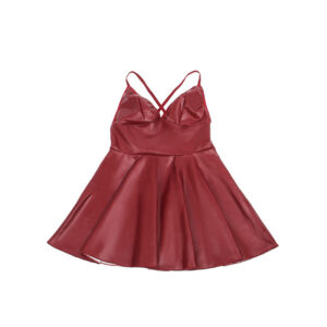 Subblime - 955403 Rochie cu Bretele Burgundy si Accente din Piele Pu L/XL 21 Subblime - 955403 Rochie cu Bretele Burgundy si Accente din Piele Pu L/XL - imagine 7