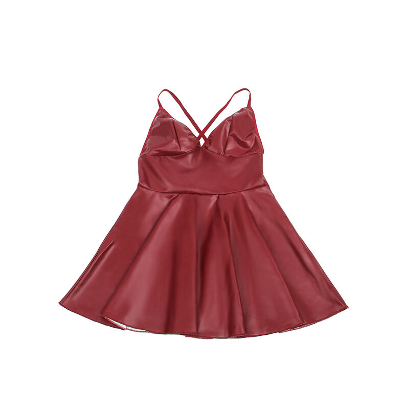 Subblime - 955403 Rochie cu Bretele Burgundy si Accente din Piele Pu L/XL 7 img 200313 ccd4d106604521e7d741069ce943fc55 1