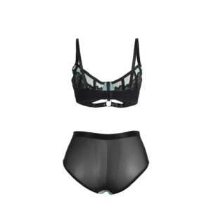 Subblime - 955557 Set Lenjerie Verde din Dantelă și Plasă cu Sutien Push-up, S/M 19 Subblime - 955557 Set Lenjerie Verde din Dantelă și Plasă cu Sutien Push-up, S/M - imagine 6