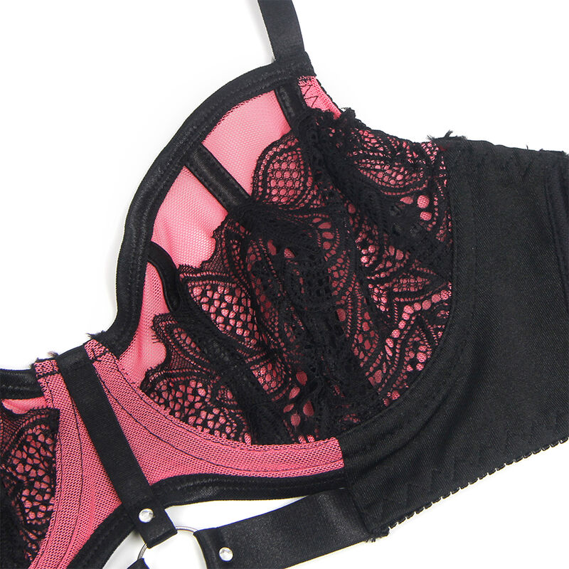 Subblime - 955588 Set Sutien Roz din Dantelă și Mesh cu Fermuar, L/XL 8 img 200550 f917a6ec9c43b4c4caf2292a6bd7c77a 1