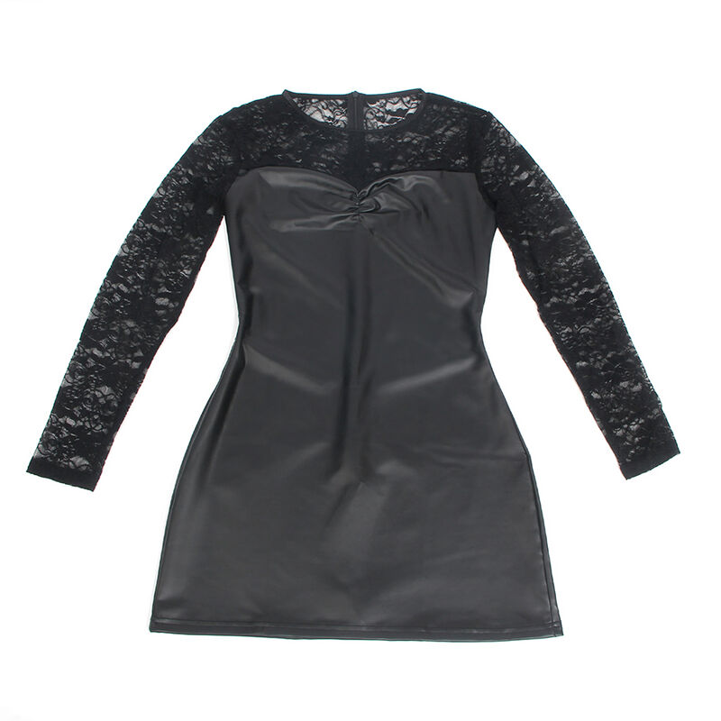 Subblime - 955601 Rochie cu Mâneci Lungi din Pu si Dantelă Neagră L/XL 6 img 200576 c55dd74b5fec7eb079862fd9a10c4e92 1