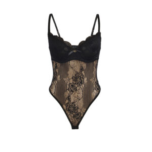 Subblime - 955618 Body din Dantelă cu Deschidere Intimă Negru, S/M 13 Subblime - 955618 Body din Dantelă cu Deschidere Intimă Negru, S/M - imagine 3