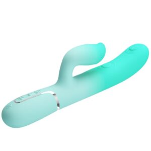 High Tech-Gigi Rabbit Vibrator Multifuncțional Aqua - imagine 4