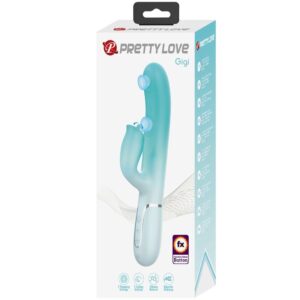 High Tech-Gigi Rabbit Vibrator Multifuncțional Aqua - imagine 8