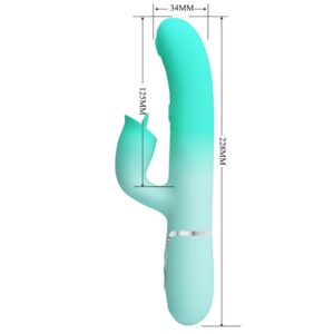 High Tech-Gigi Rabbit Vibrator Multifuncțional Aqua - imagine 9
