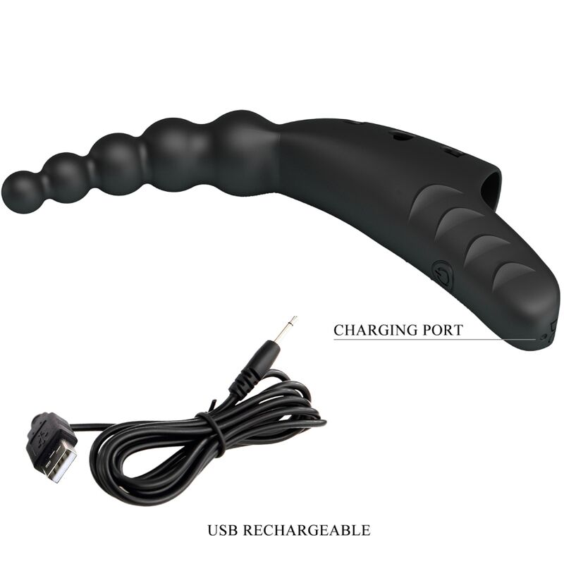 Fun Toys-Jordin Finger Vibrator 10 Vibrații Negru-Silicon, 10 3 img 200653 295634e0b73e33f293699604d6b490c7 1