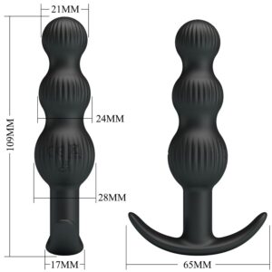 Anal Toys-Sidney Vibrator Anal 10 Vibrații, Negru-Silicon, 10 15 Anal Toys-Sidney Vibrator Anal 10 Vibrații, Negru-Silicon, 10 - imagine 5