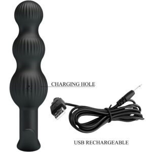 Anal Toys-Sidney Vibrator Anal 10 Vibrații, Negru-Silicon, 10 16 Anal Toys-Sidney Vibrator Anal 10 Vibrații, Negru-Silicon, 10 - imagine 6