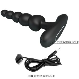 Anal Toys-Corban Vibrator Anal 10 Vibrații Negru-Silicon, 10 16 Anal Toys-Corban Vibrator Anal 10 Vibrații Negru-Silicon, 10 - imagine 6